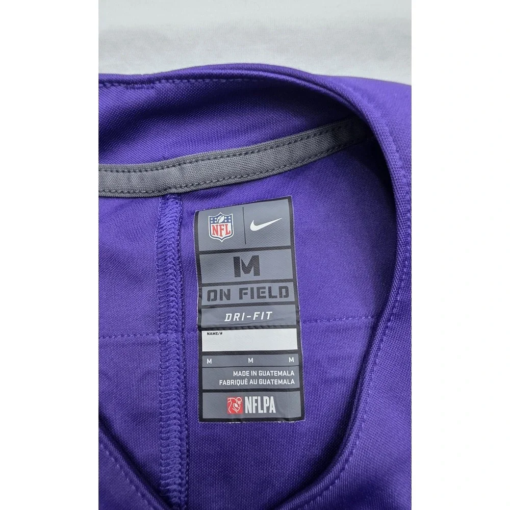 Nike On-Field Dri-Fit Minnesota Vikings Stefon Diggs Stitched NFL Purple Jersey